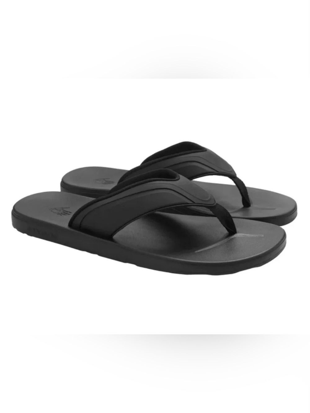 Body Glove Men’s Comfort Flip Flop Sandals Black Thong Padded Beach Casual sz 9
